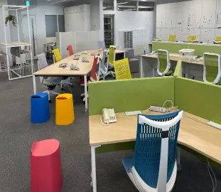 施工完了後のオフィス